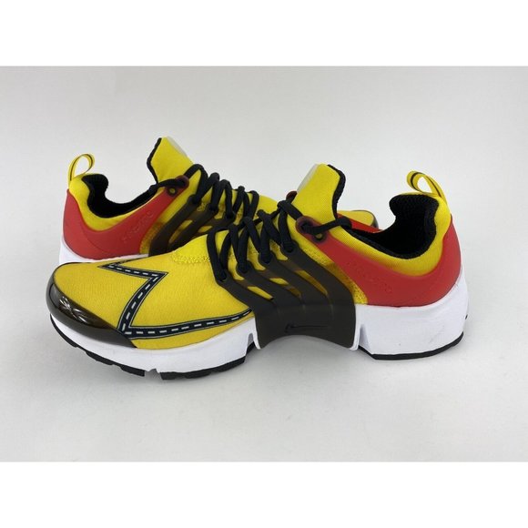 Nike Air Presto Yellow Red Men's Sneakers Shoes Road Race Black CT3550 700 - Picture 12 of 12